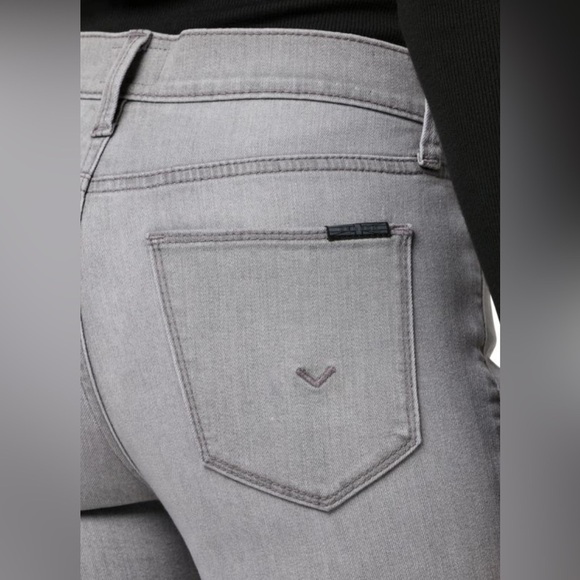 Hudson Jeans Grey Blair High Rise Cropped Bootcut Jeans size 27 - Picture 4 of 12